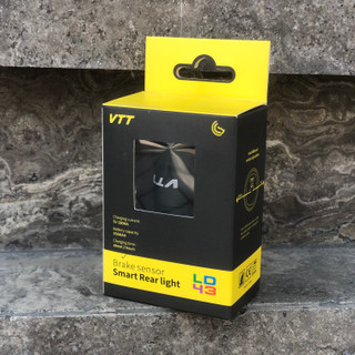 چراغ عقب هوشمند دوچرخه VTT سنسور ترمز، نور و لرزش
